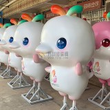 十五運會和殘特奧會吉祥物公仔雕塑